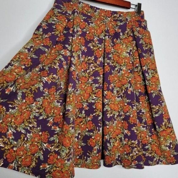 LuLaRoe Madison Floral Skirt Small - Picture 1 of 10